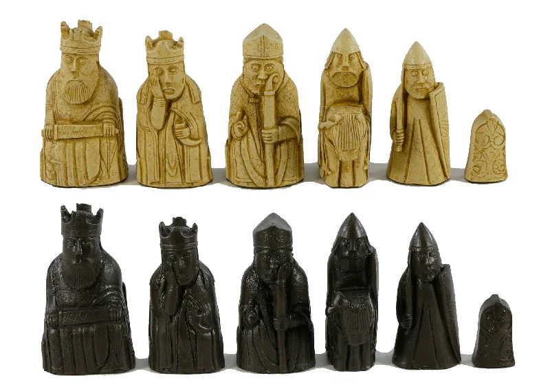 Chess Pieces - Resin - Isle of Lewis Resin - 3.5"