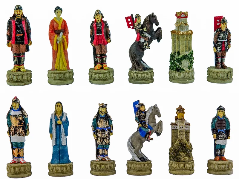 Japanese Samurai Chess Pieces II