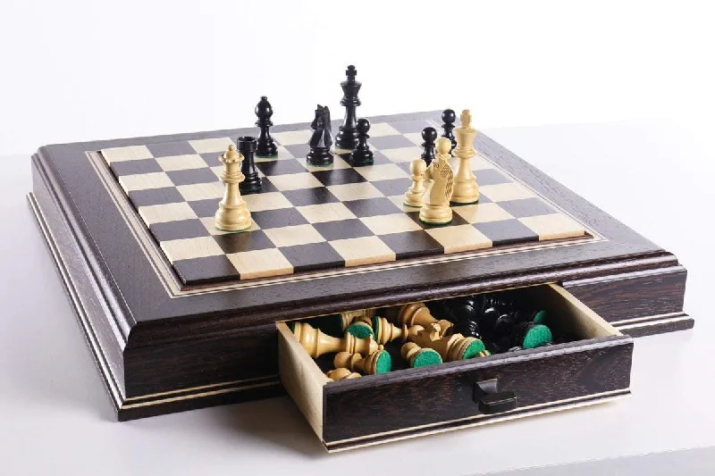 JLP Hardwood Cabinet with Drawers and Removable Chess Board