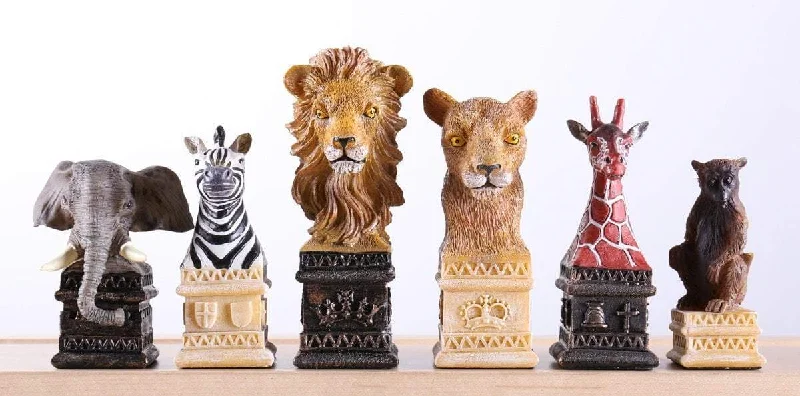 Wild Animals of Africa Chess Set