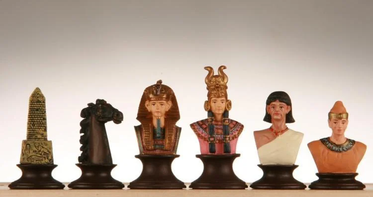 Metal Egyptian Chess Set