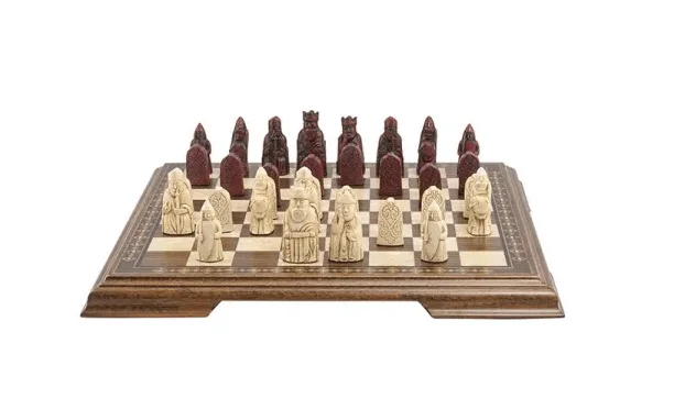 Mini Isle of Lewis Chess Pieces - SAC Antiqued