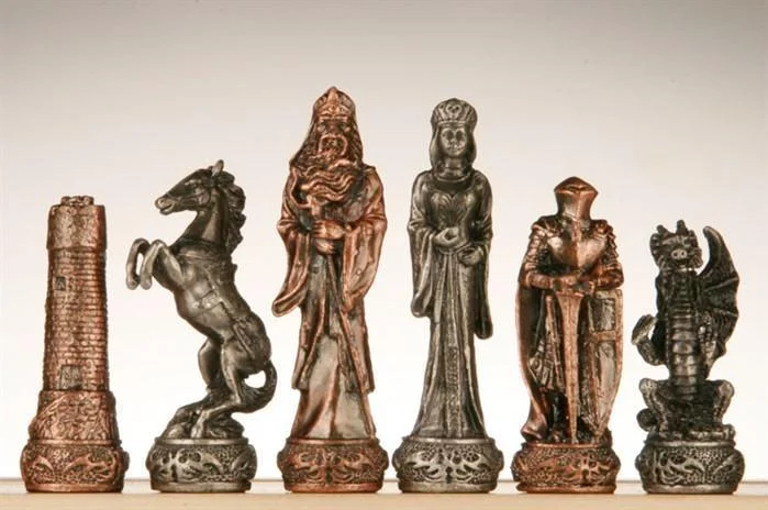 Pewter Fantasy Chessmen