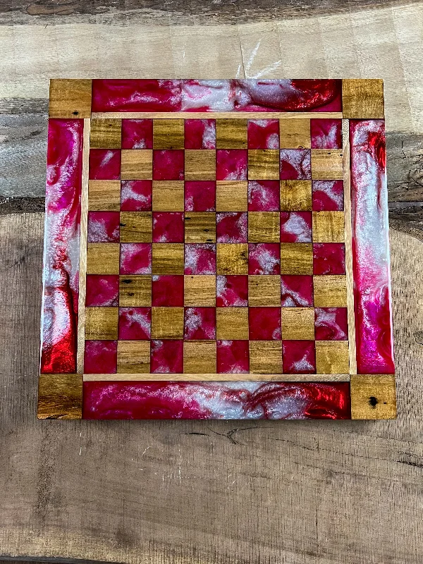 Rose River Maple Wood Chess Board