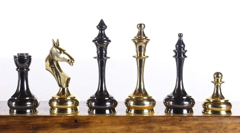 Solid Brass Chessmen