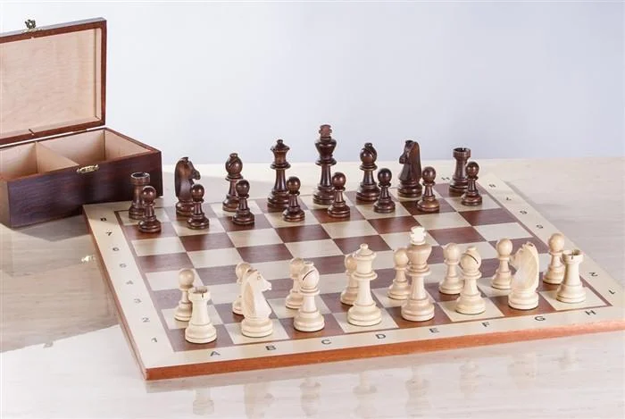 Starter Wooden Chess Set and Box Combo