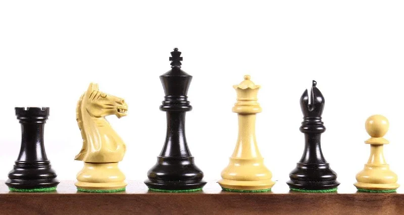 Supreme 3.75" Ebonized Chess Pieces