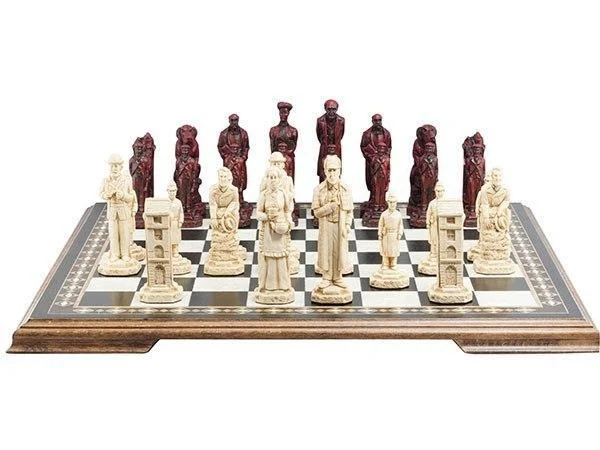 The Sherlock Holmes Chess Pieces - SAC Antiqued