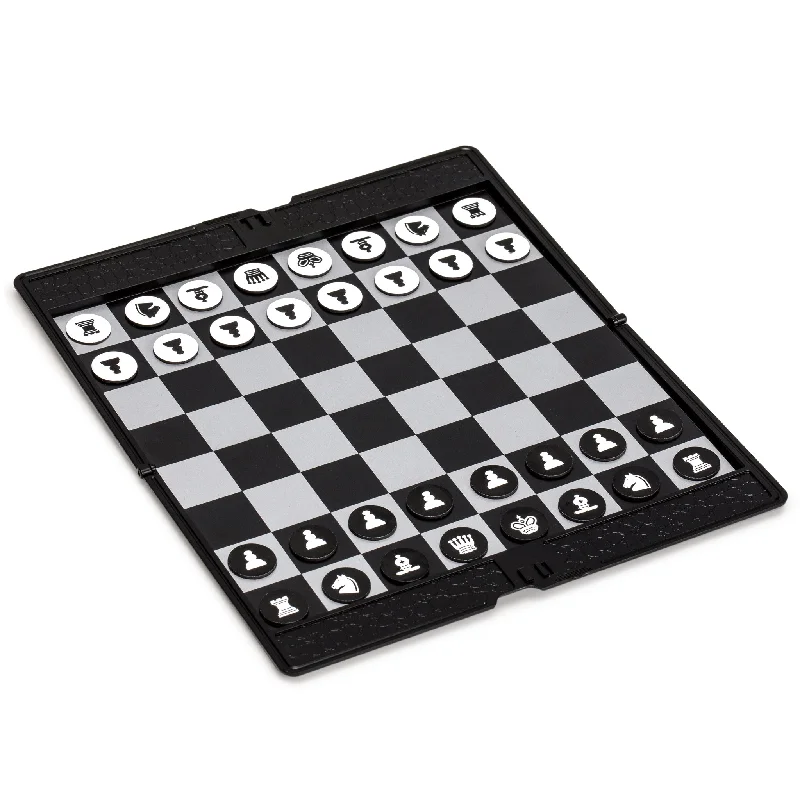 Magnetic Travel Foldable Chess Wallet Set (7.9-Inch) - Portable & Perfectly Travel-Size