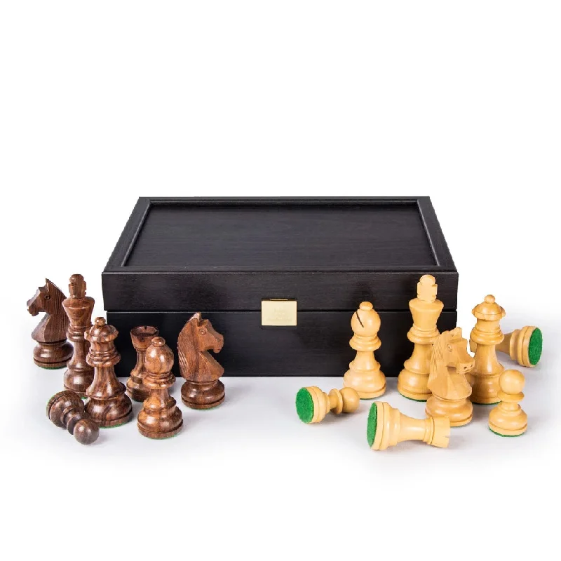 Wenge Wood Chess Box for Chessmen