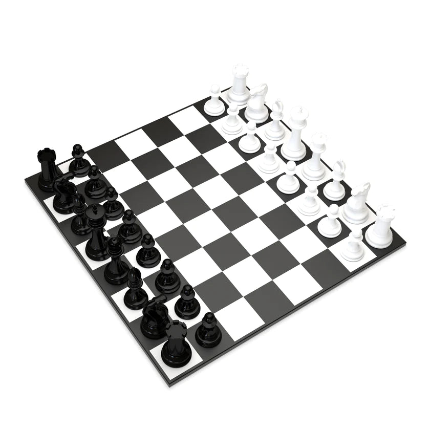 Wooden Chess Set Series Black VS White